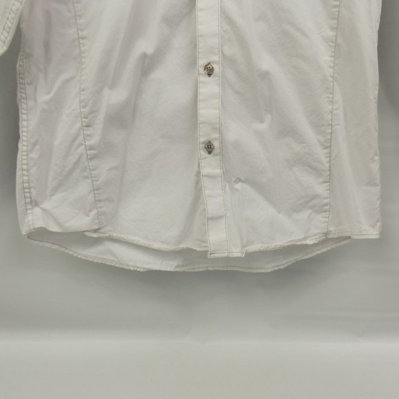 Roar Men's Embroidered Crest Design Button Front Collared Shirt Size Small - Picture 3 of 11